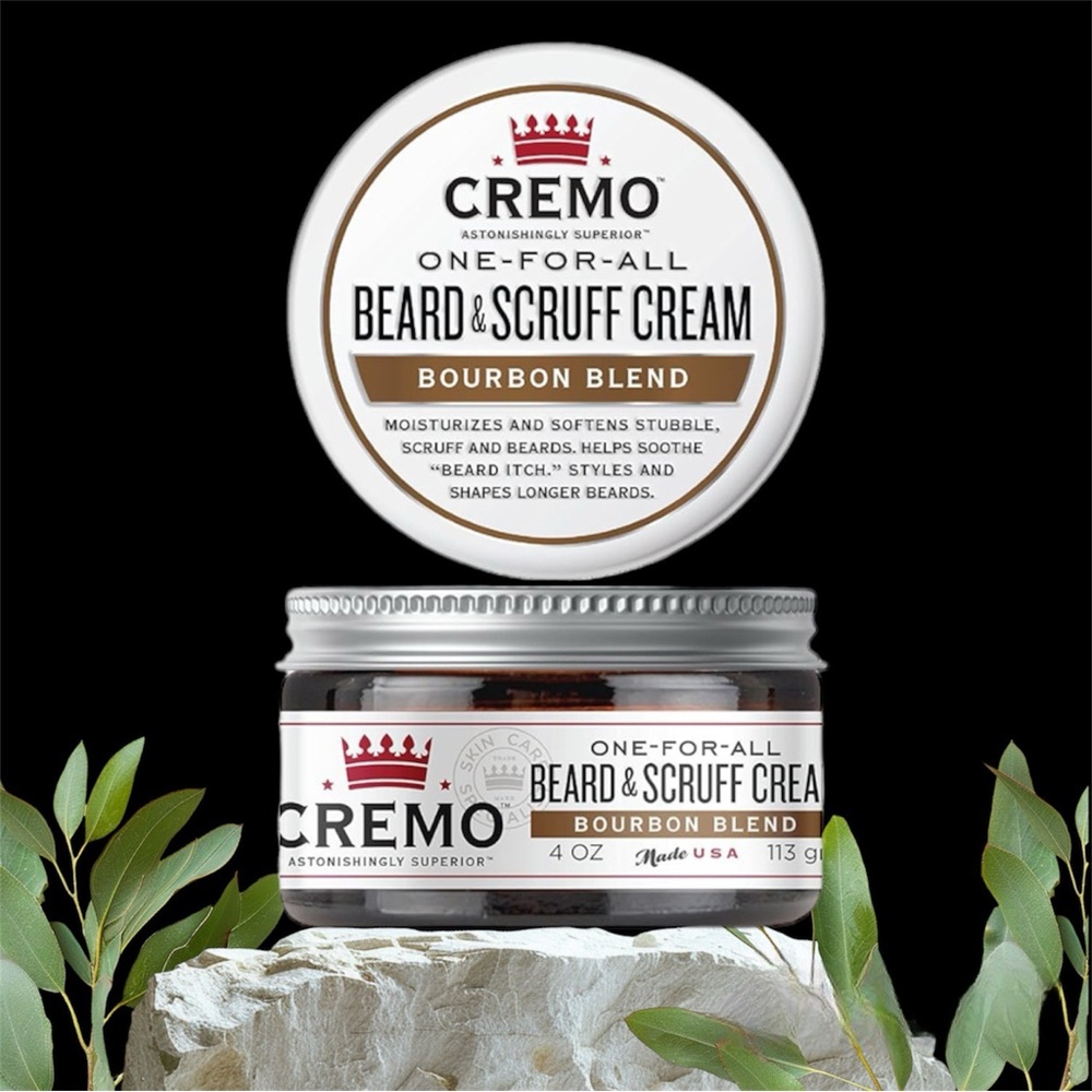 💁♂️ NEW Cremo Beard & Scuff Cream Bourbon Blend Full Size 💁♂️ - Picture 1 of 6